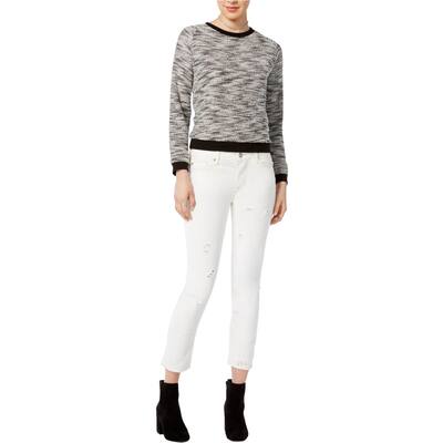 Hudson Womens Zooey Straight Leg Jeans,, White, 27