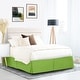 preview thumbnail 28 of 44, Nestl Pleated 14 inch Tailored Drop Bed Skirt - Soft Double Brushed Premium Microfiber Ruffle Bed Skirt