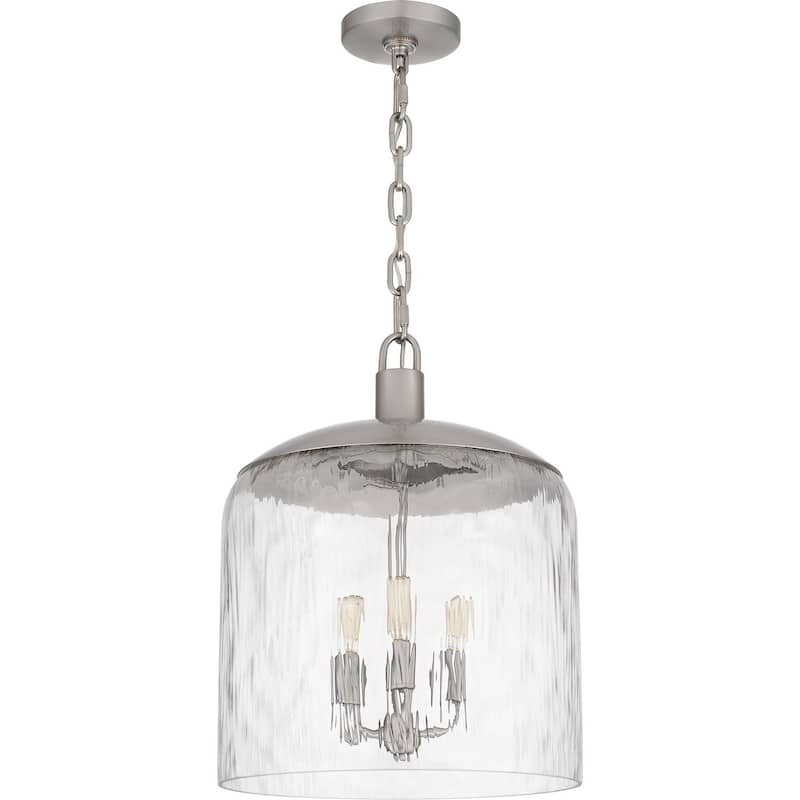 Quoizel Pendant Three Light Pendant - Brushed Nickel