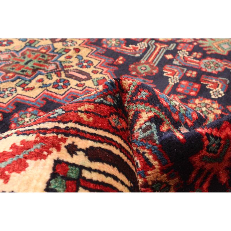 ECARPETGALLERY Hand-knotted Konya Anatolian Dark Navy Wool Rug - 3'5 x 10'0