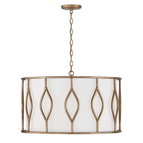 slide 2 of 3, Cohen 4-Light Pendant - 24"W x 14.50"H
