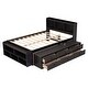 preview thumbnail 28 of 28, Modern Full Size Functional Storage Platform Bed with Drawers