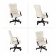 preview thumbnail 41 of 55, Key West High Back Tufted Office Chair with Arms by Bush Furniture