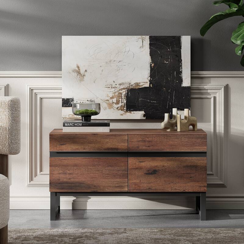 Modern TV Stand for TVs up to 50 inch - Brown