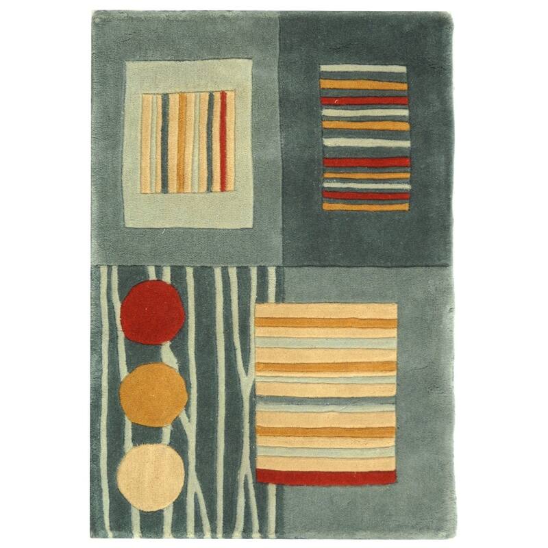 SAFAVIEH Handmade Rodeo Drive Myah Mid-Century Modern Abstract Wool