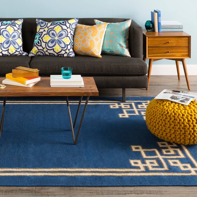 Hand-woven Omar Reversible Wool Area Rug