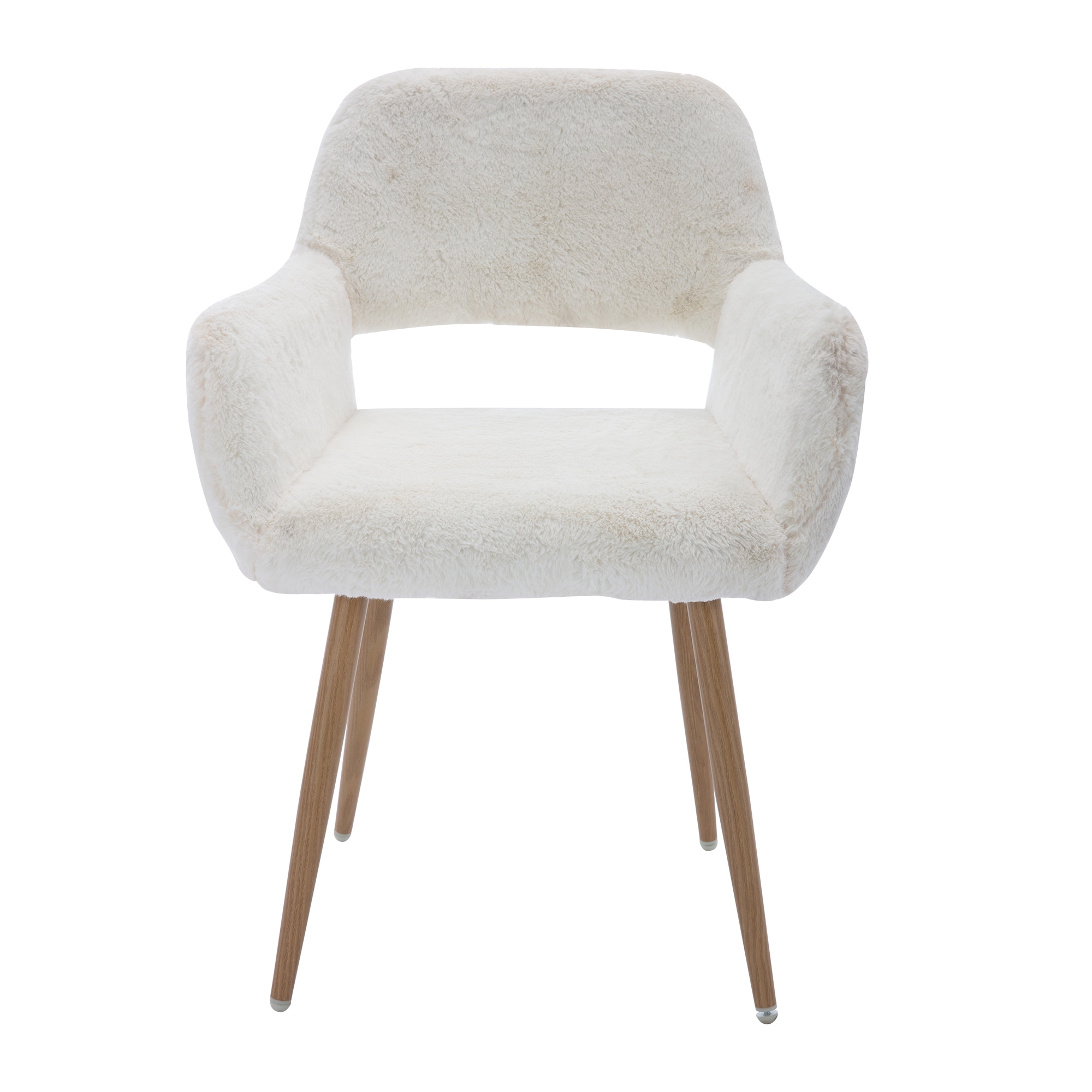 Single Dining Chair with Solid Painting Steel Leg Bed Bath