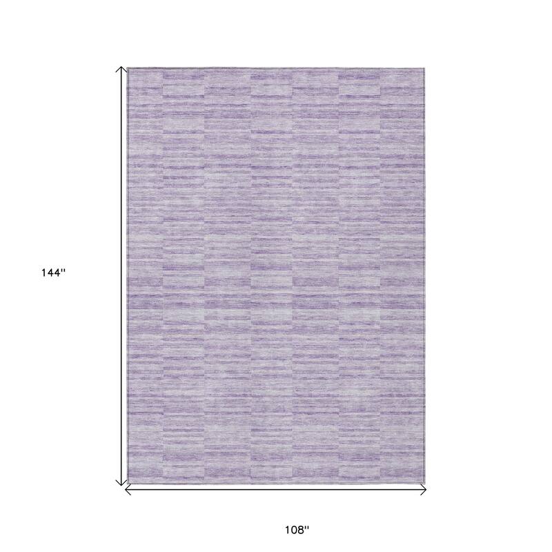 HomeRoots Striped Transitional Rectangle Outdoor Rug