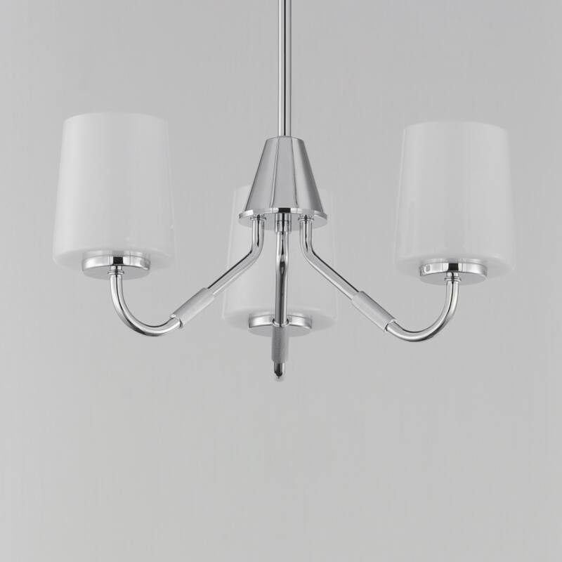 Maxim 12695WT Durham 3 Light 19" Wide Chandelier