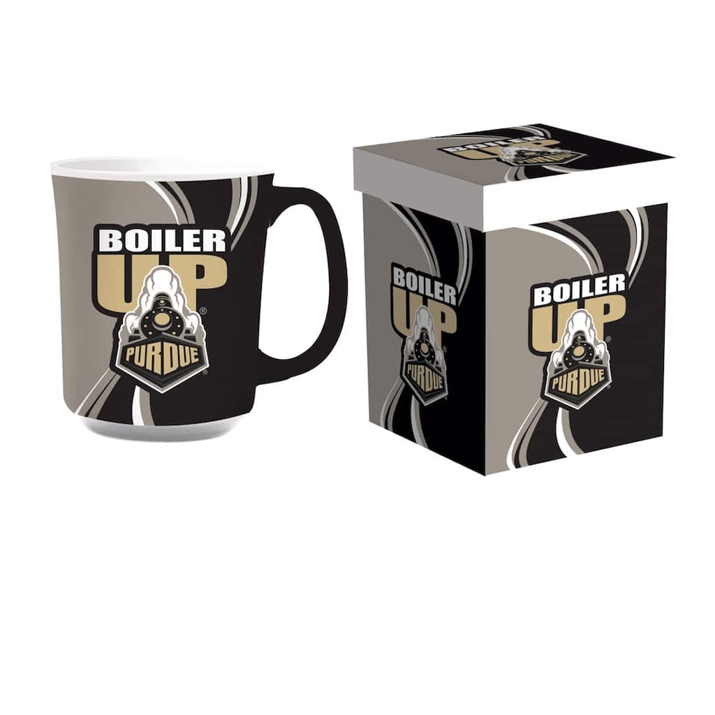 Purdue University, 14 oz Ceramic Coffee Mug w/ Gift Box