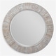 preview thumbnail 1 of 4, Uttermost Repose Whitewash Round Mirror - 36"W x 36"H x 1.3"D