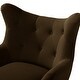 preview thumbnail 122 of 141, Eusebio Tufted Velvet Accent Chair with Wingback, Arms, and Metal Gold Legs for Living Room or Bedroom by HULALA HOME