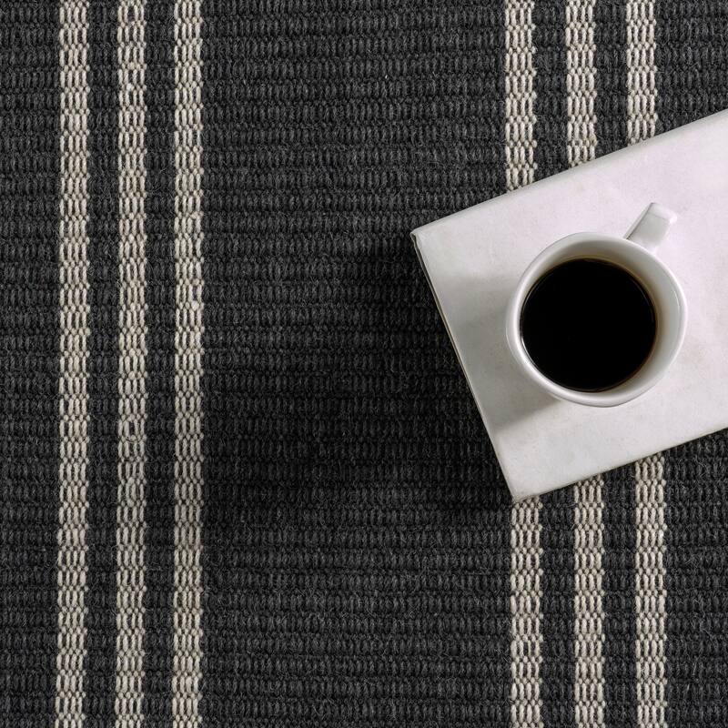 Hawthorn Striped Wool Area Rug