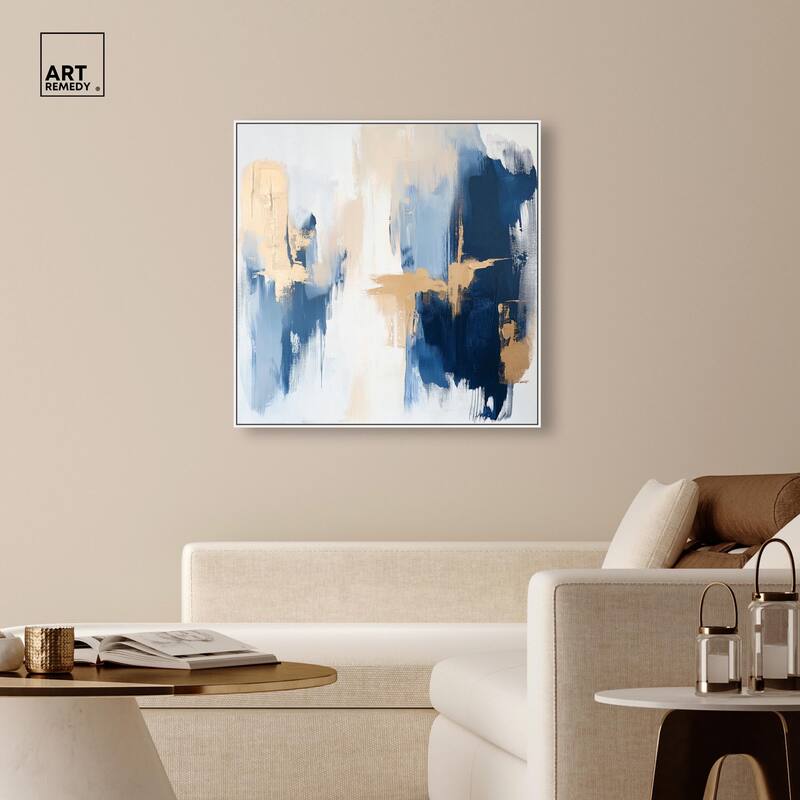 Tranquil Blue Depths II Canvas by Art Remedy