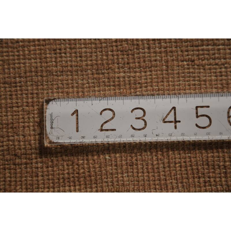 Gabbeh Oriental Rug Hand-Knotted Brown Wool Carpet - 2'6" x 4'4"