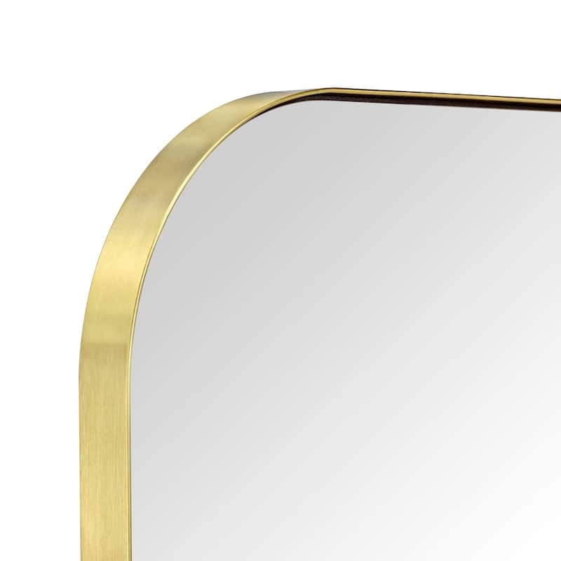 TEHOME Decole Arch Metal Wall Mirror