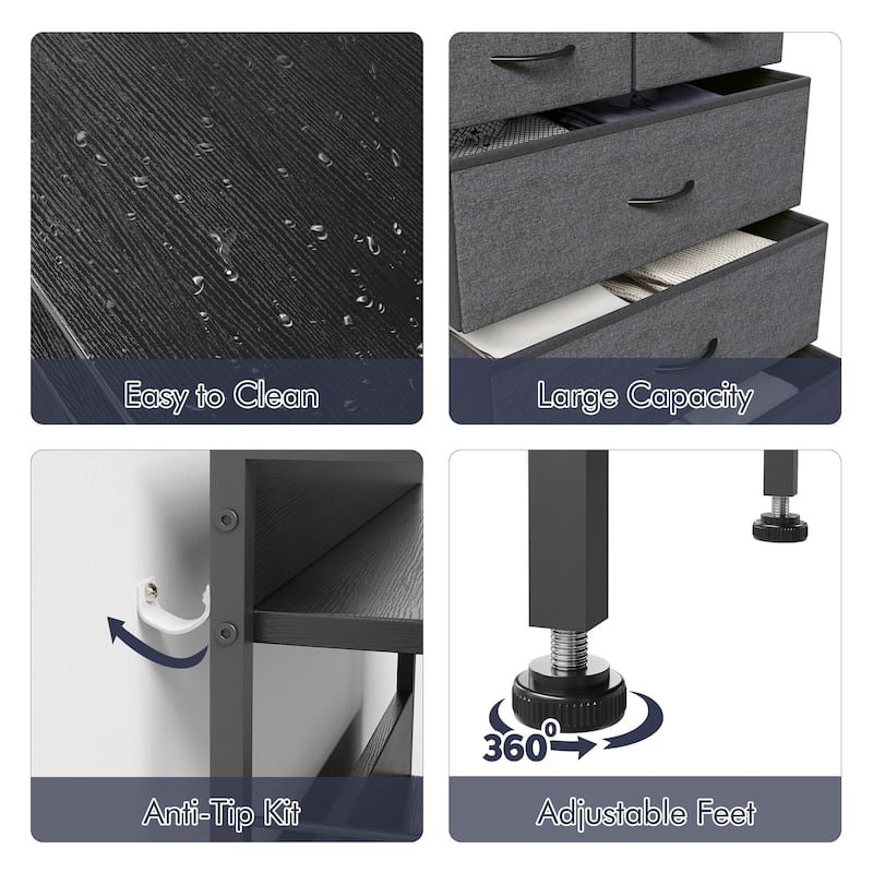 5 Dressers for Hallway, Entryway with Storage Organizer