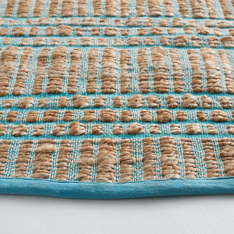 SAFAVIEH Handmade Natural Fiber Marharita Geometric Seagrass Rug
