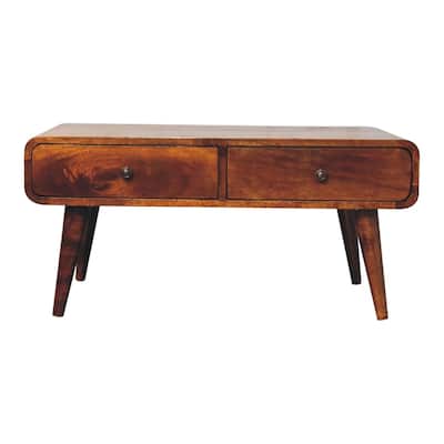 Modern Style Console Table Wood Table Top,Leisure Coffee Table With Storage Space