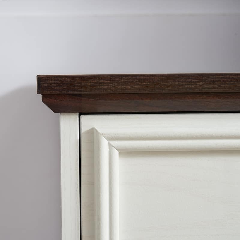 Wooden Bedroom Drawer Dresser with 6 Storage Drawers