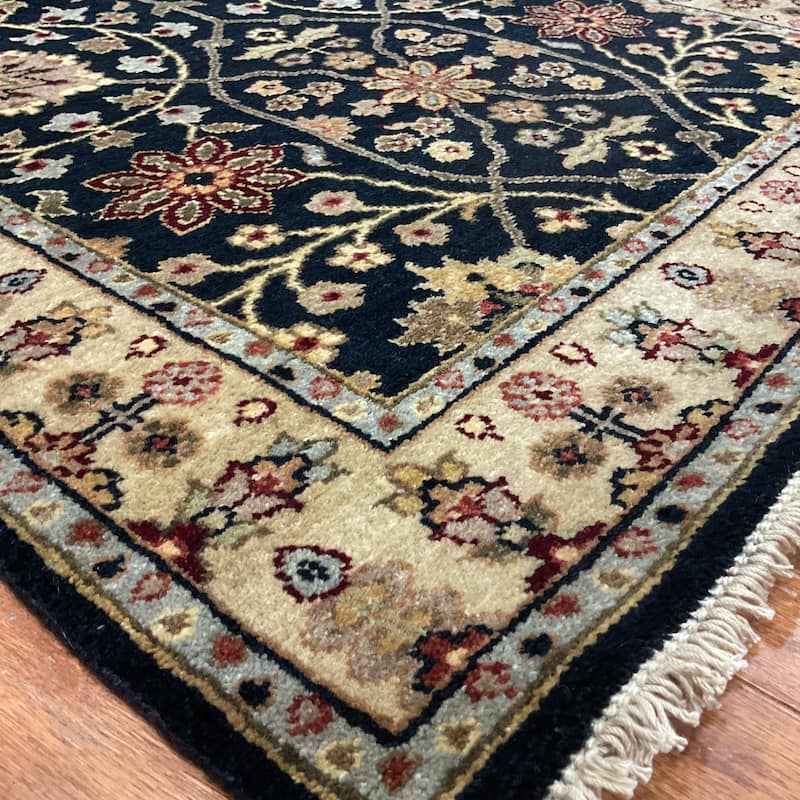 HERAT ORIENTAL Hand-knotted 2'6 x 9'9 Indo Tabriz Wool Runner - 2'6" x 9'9"