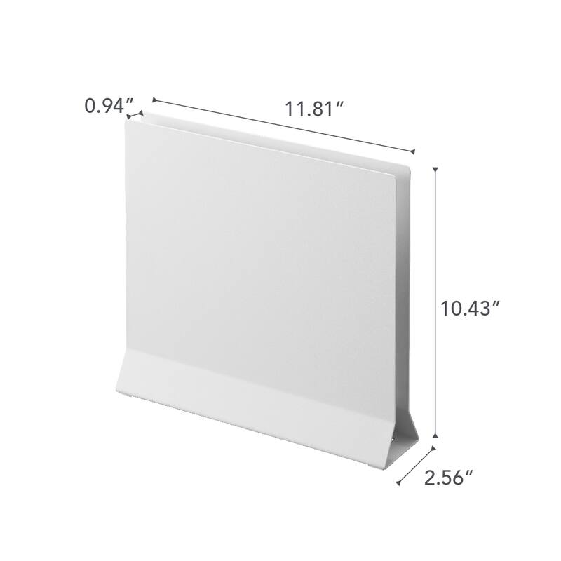 Yamazaki Home Placemat Stand, Steel - L 2.56 x W 11.81 x H 10.43 inches
