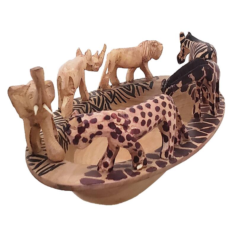 Wooden Safari Bowl