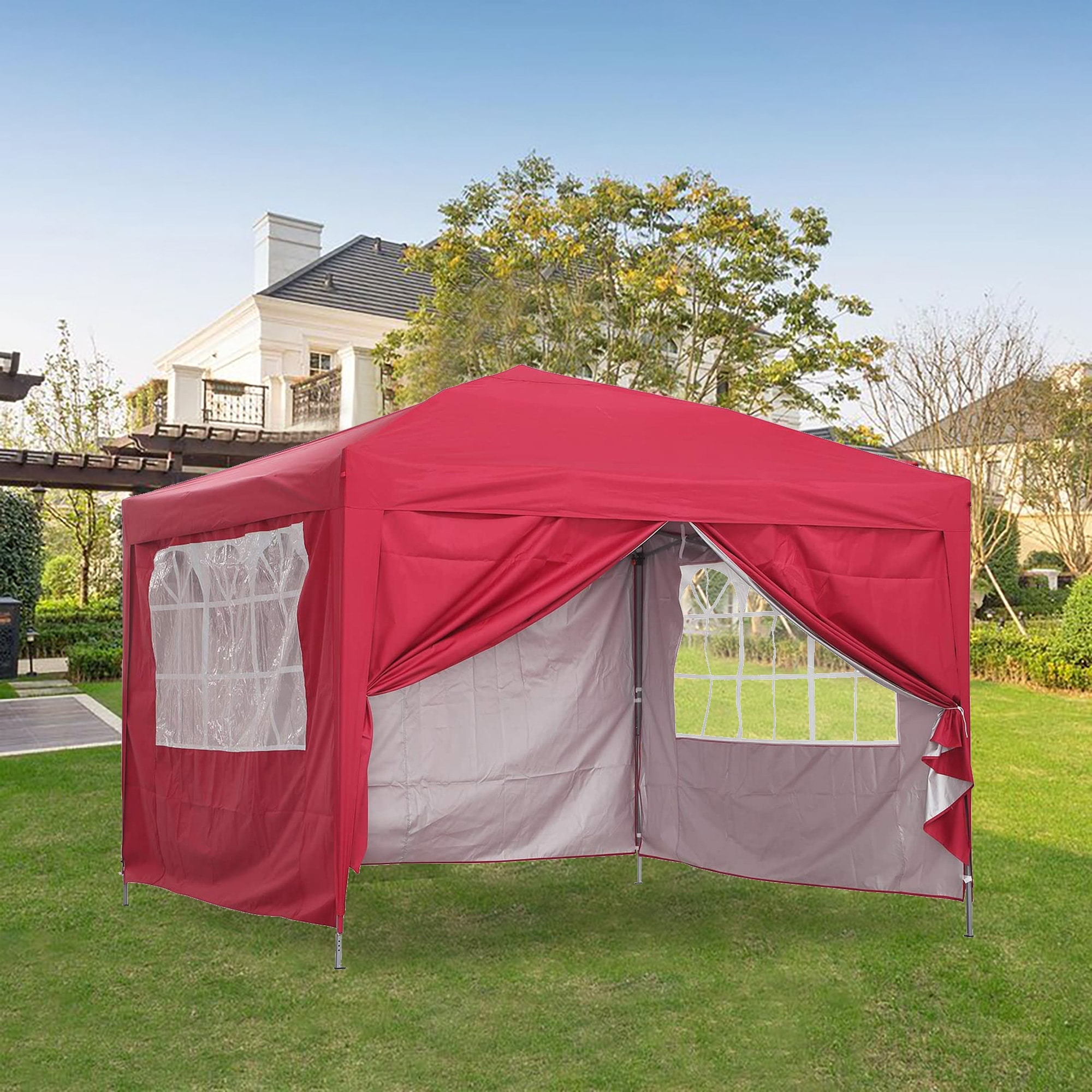 Ainfox 10x10ft Outdoor Pop Up Canopy 