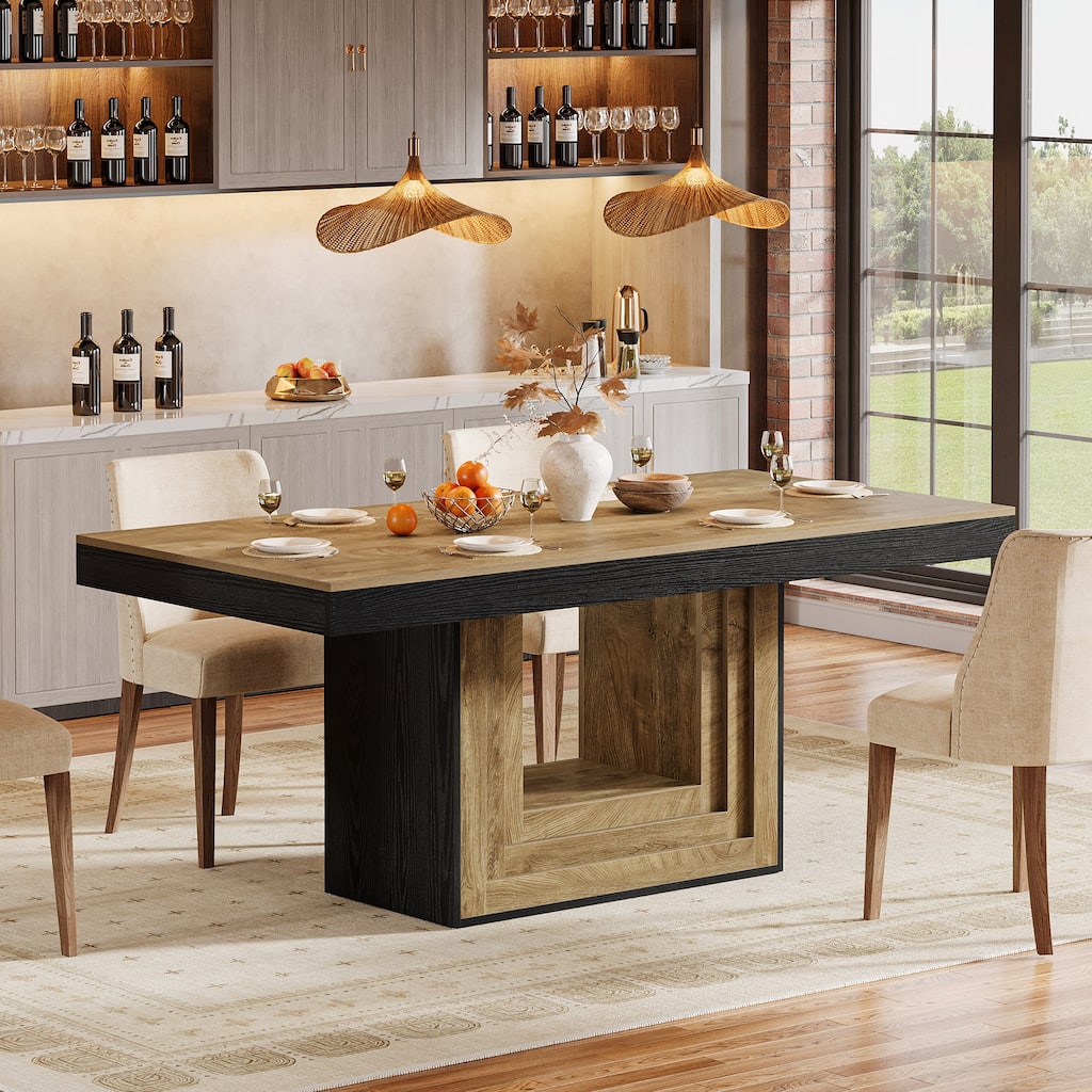 63" Dining Table for 4-6 People