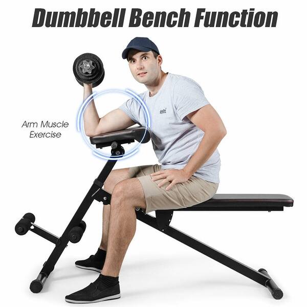 Shop Gymax Multi Functional Adjustable Weight Bench Strength