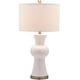 preview thumbnail 15 of 25, SAFAVIEH Lighting 30 inch Navy Lola Column Lamp (Set of 2) 15" W x 15" D x 31"H (Single) - White