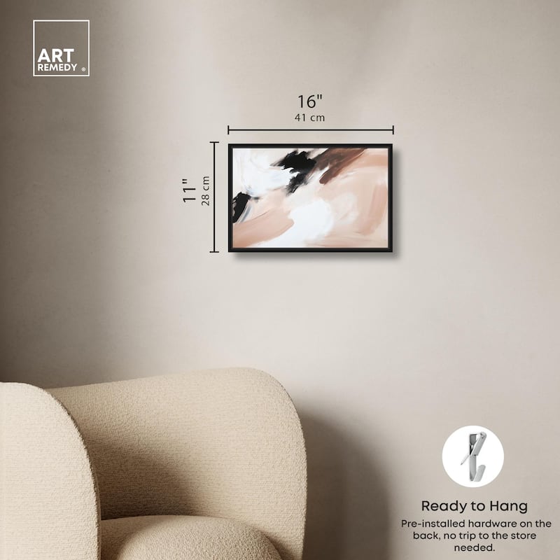 Swirls of Cream II Canvas by Art Remedy