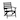Indoor-Outdoor Adirondack Style Dining Chair with Fold Out Cupholder