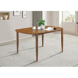 Whisten Walnut Solid Wood Dining Table - Bed Bath & Beyond - 40223058