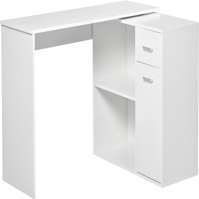 L Shaped Computer Desk - White