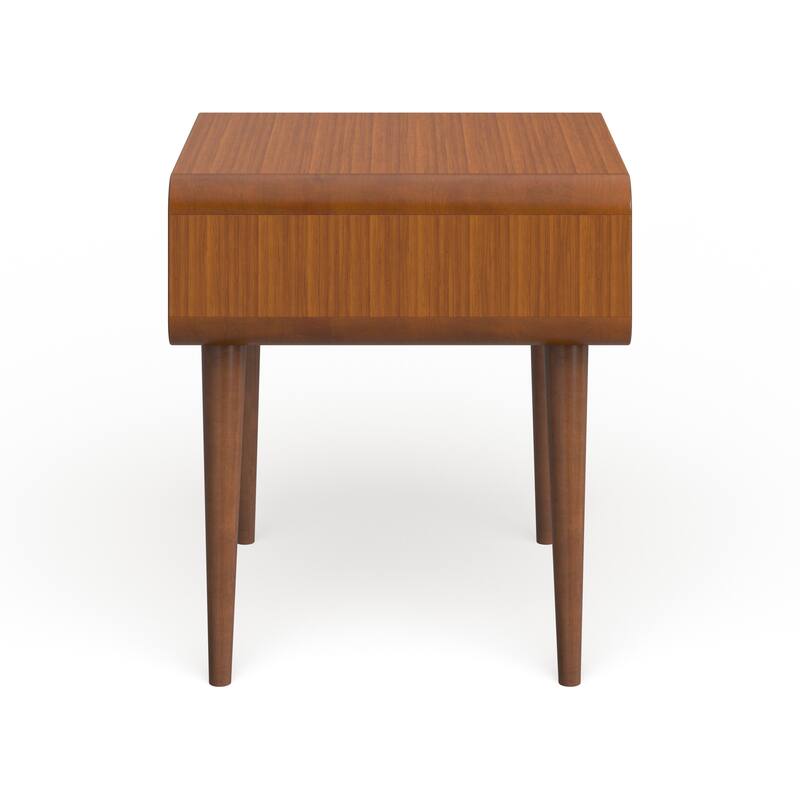 Alborg End Table - Rich Walnut Finish