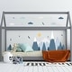 preview thumbnail 2 of 5, Walplus Blue Mountains Landscape Clouds Birds Children Wall Stickers