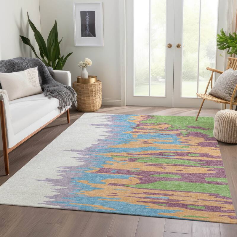Premium Washable Super Soft Modern Ombre Mayfield Rug
