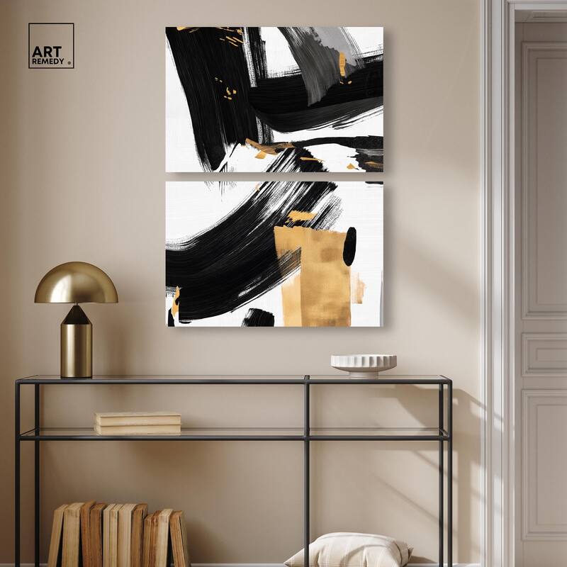 Refined Simplicity Canvas Set of 2 by Art Remedy, Gallery Wrapped