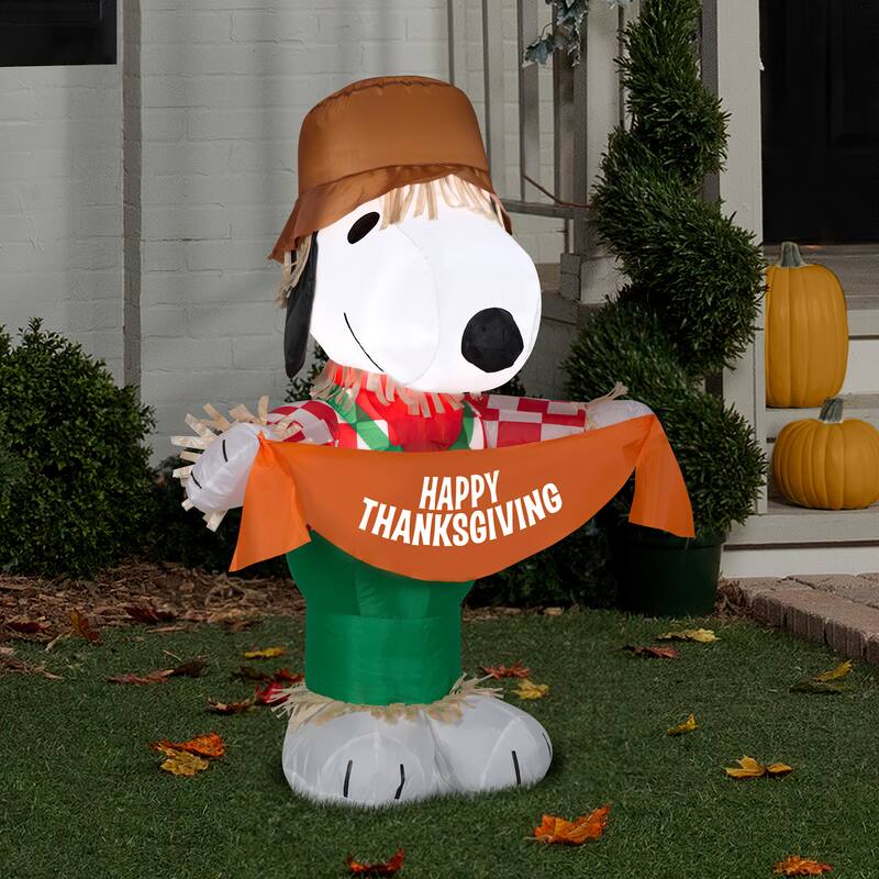 Airblown-Snoopy as Scarecrow-SM-Peanuts