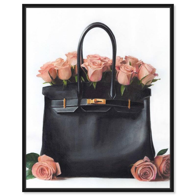 Doll Memories - Exclusif Roses Canvas by Art Remedy - Black - 16" x 20"
