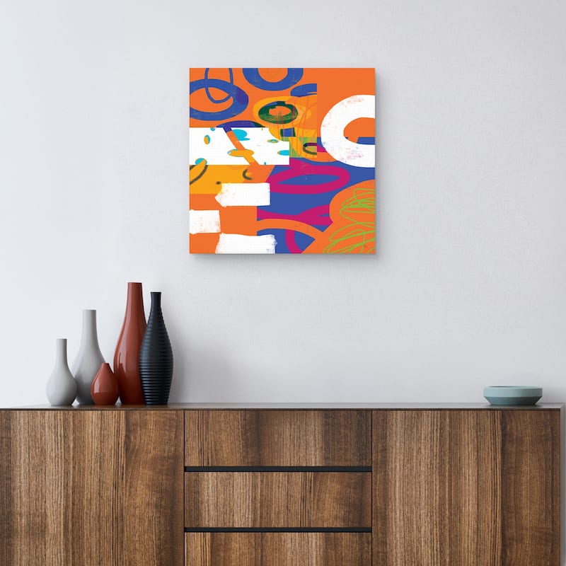 Bright and Bold III by Lisa Ridgers Canvas Art Print