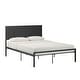 preview thumbnail 4 of 13, Brunia Metal Platform Bed with Geometric Headboard by iNSPIRE Q Classic Full
