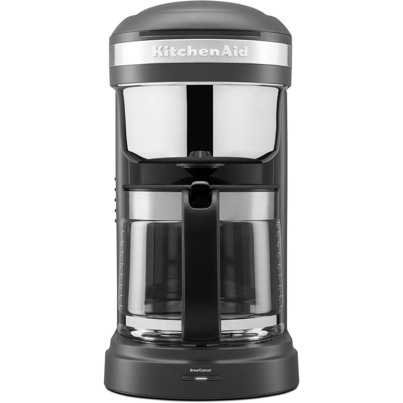 KitchenAid 12-Cup Drip Coffee Maker with Spiral Showerhead and Programmable Warming Plate
