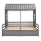 preview thumbnail 15 of 16, Dual Twin Size Platform Beds with Canopy Design and Underbed Storage Drawers