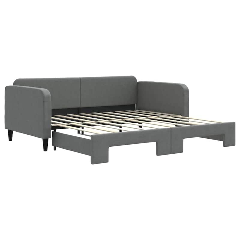 vidaXL Day Bed Upholstered Sleeper Sofa Bed for Bedroom Living Room Fabric
