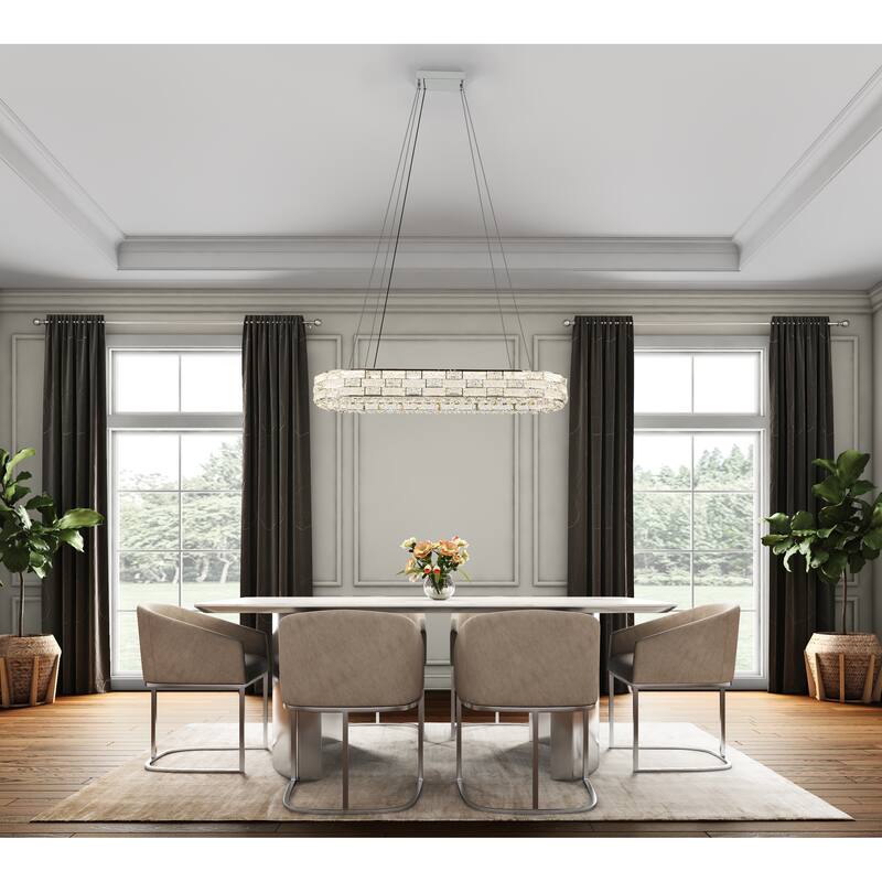 Artcraft Elegance Integrated LED Island Light - Chrome Finish