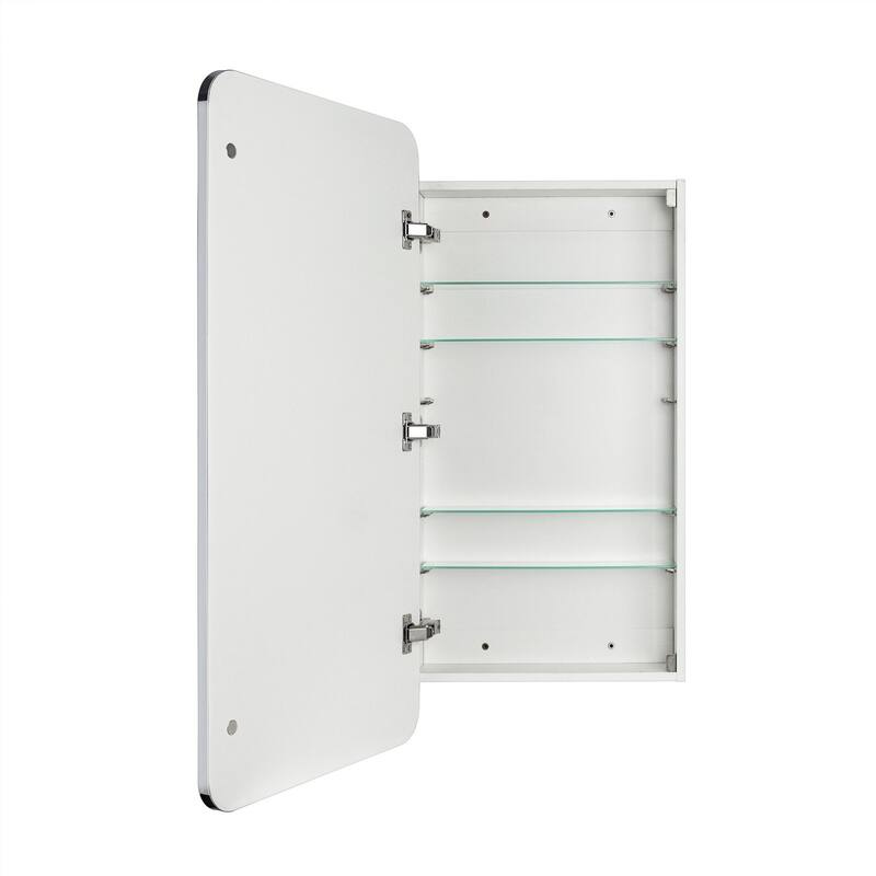 TEHOME Garnes Recessed or Surface Mount Framed Medicine Cabinet with Adjustable Shelves