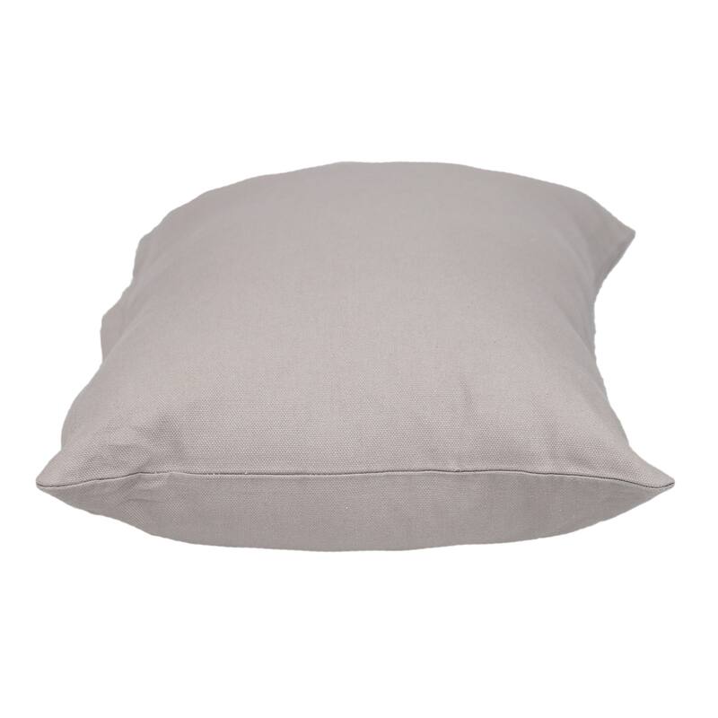 Rectangular Cotton Throw Pillow - 18" - Natural Beige