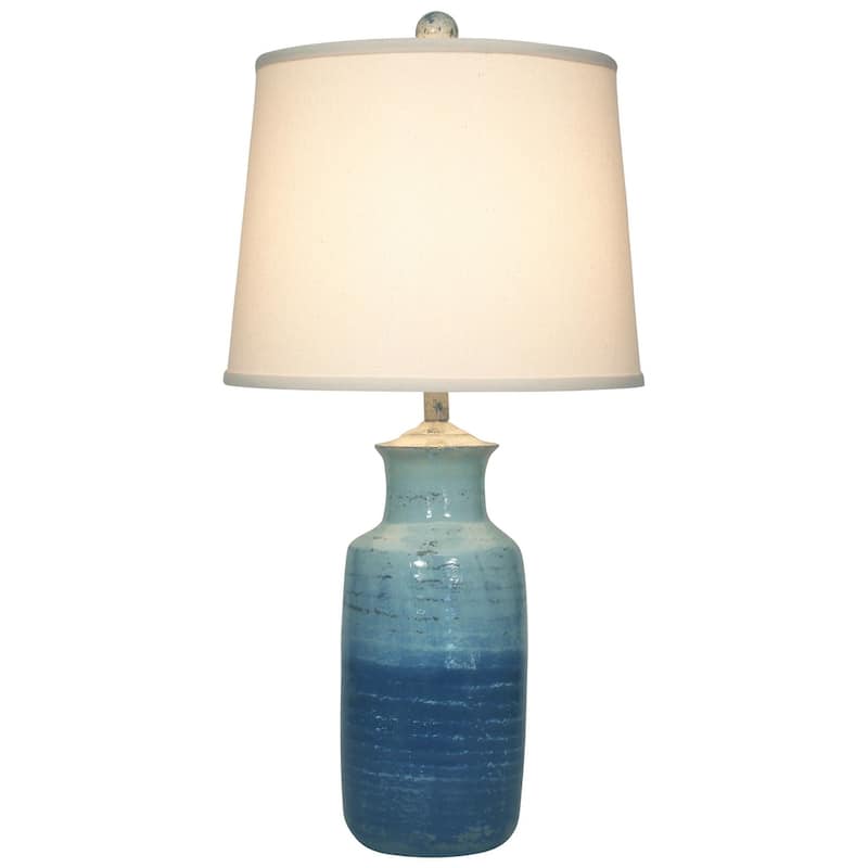 Coastal Pottery Table Lamp - Tall - Bahama